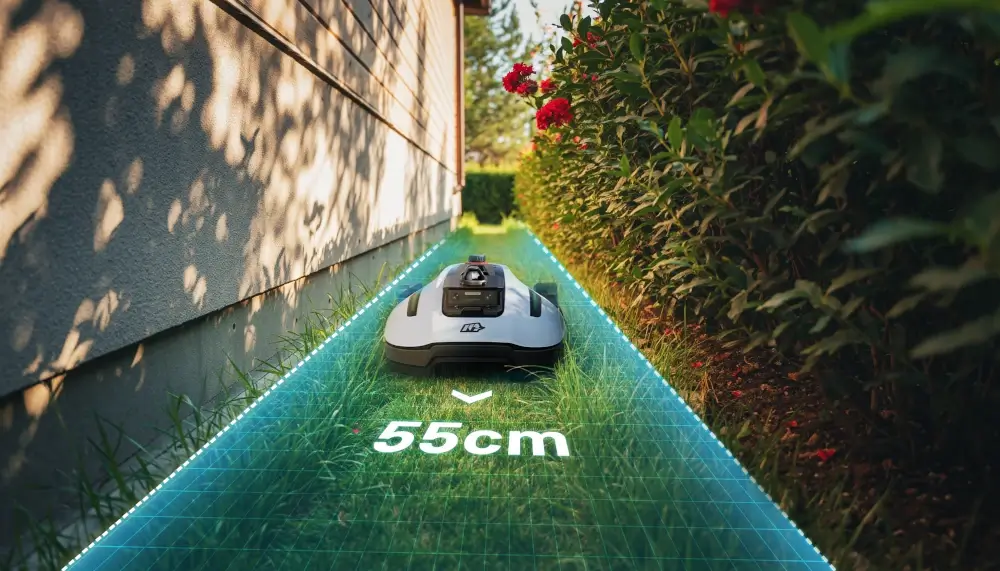 Wąskie przejazdy 55 cm – Mammotion YUKA mini 2 1000